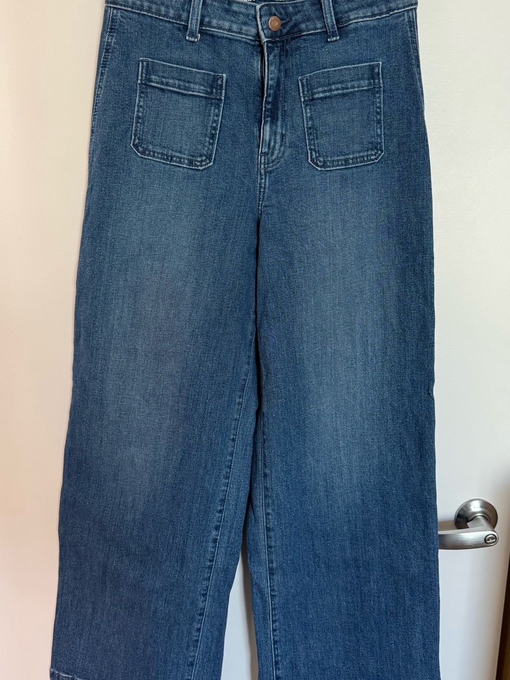 Old Navy Extra High-Rise Wide Leg Jeans - Medium Blue